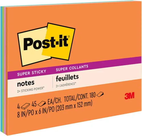 Miniatura 10 de Notas superadhesivas de la marca Post-it, 5 x 8 in., Rio de Janeiro Collection