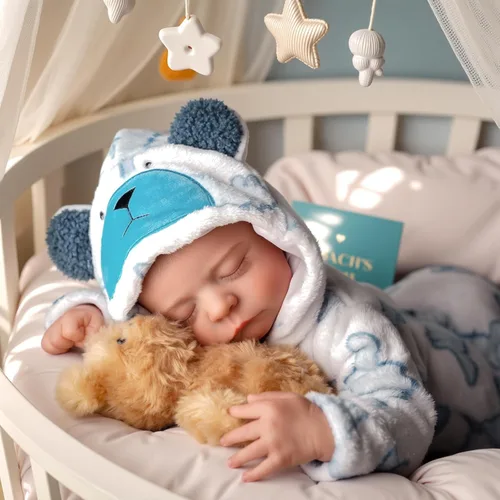 Miniatura 2 de BABESIDE Muñecas de bebé reborn niño, de 20 pulgadas, muñeca realista recién nacida de vida real, posable, muñeca realista de vinilo suave de cuerpo