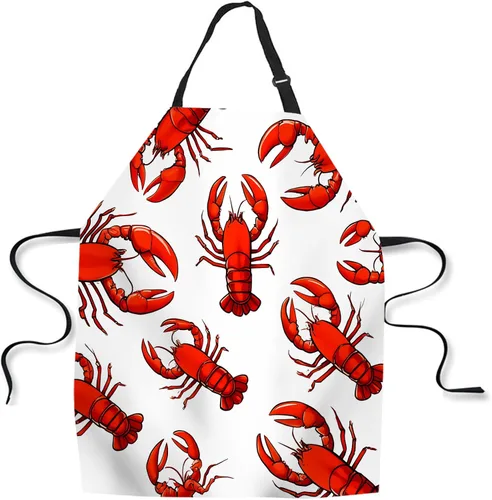 Miniatura 14 de Delantal de Cocina Faro con Puesta de Sol Delantal para Hornear en Casa Chef Delantal Impermeable para Mujeres y Hombres 31X27 Pulgadas