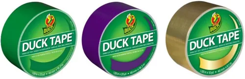 Miniatura 10 de Duck Paquete de 6 cintas adhesivas de color arcoíris brillante, rosa neón, naranja neón, amarillo, verde neón, azul y morado, 105 yardas en total