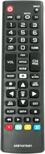 Nuevo reemplazo AKB74475401 TV remoto para LG TV 55UF6450 55UF6790 55UF6800 60UF7300 65LF6350 65UF6450 65UF6490 65UF6790 65UF6800 24LF4820 32LF595B
