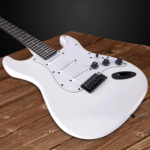 Miniatura 4 de LyxPro CS 39" - Kit de guitarra eléctrica para principiantes, intermedios y profesionales con guitarra, cable de amplificador, 6 púas y guía