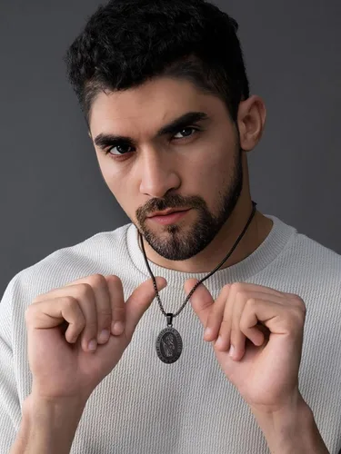 Miniatura 8 de FaithHeart Collar con colgante de San Cristóbal para hombres y mujeres, de acero inoxidable, amuleto católico, joyería personalizada con embalaje