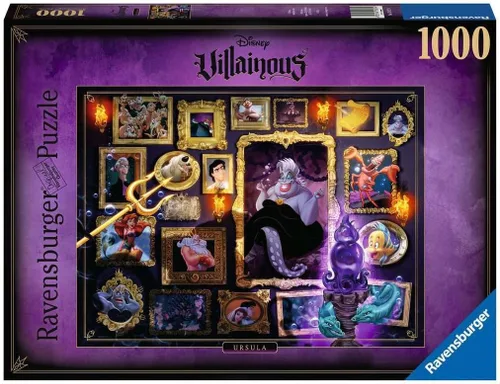 Ravensburger - Rompecabezas de Maléfica, villanos maléficos de Disney,