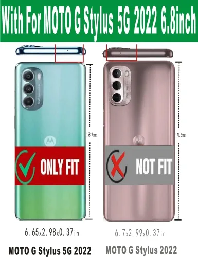 Miniatura 2 de Funda para Moto G Stylus 5G 2022 con absorción de golpes flexible de poliuretano termoplástico funda protectora para teléfono celular Motorola Moto