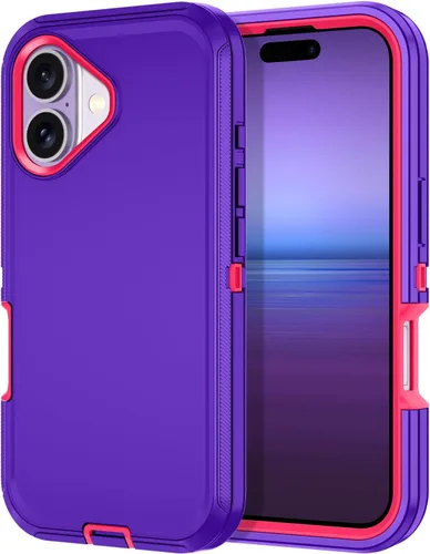 Miniatura 19 de I-HONVA Funda para iPhone 17 a prueba de golpes, a prueba de polvo y caídas, 3 capas de protección de cuerpo completo [sin protector de pantalla]