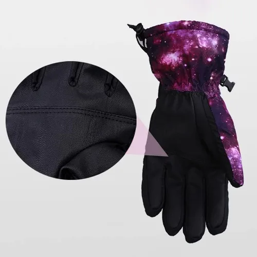 Miniatura 4 de YFQHDD - Guantes de snowboard de invierno para hombre, para actividades al aire libre, mujeres, guantes de ciclismo de montaña, guantes cálidos