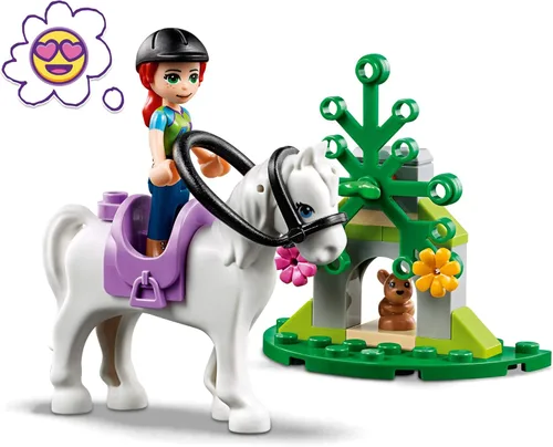 Miniatura 7 de LEGO Friends 41371 - Remolque del caballo de Mia; set de construcción con mini muñecas Mia y Emma; incluye camioneta de juguete, caballo y conejo