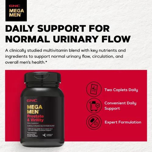 Miniatura 3 de Cápsulas GNC Mega, para la próstata y virilidad para hombres 90