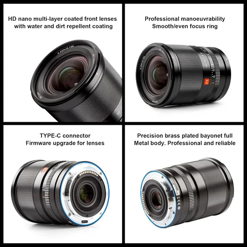Miniatura 7 de VILTROX 13mm f1.4 F/1.4 Lente de Montura Z, Lente Prima Gran Angular Aps-C para Cámara de Montura Z Nikon Z5/Z50/Z6/Z6II/Z7/Z7II/ZFC/Z30/Z9