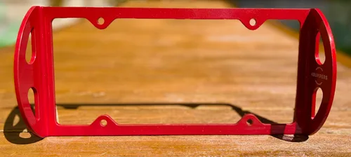 Miniatura 12 de Marco para placas de acero sólido 4Bumpers "Duo", el mejor protector para parachoques, Negro
