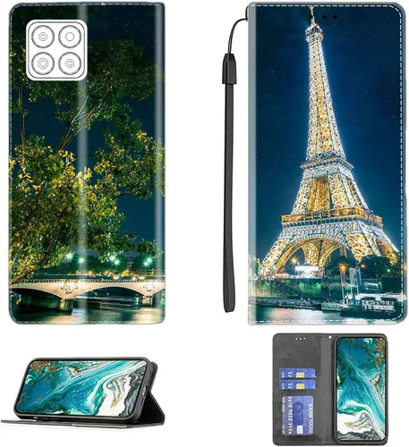 Miniatura 397 de Funda para Moto One Zoom compatible con Motorola One Zoom Phone Case Flip Stand Cover Magnetic Close YHD