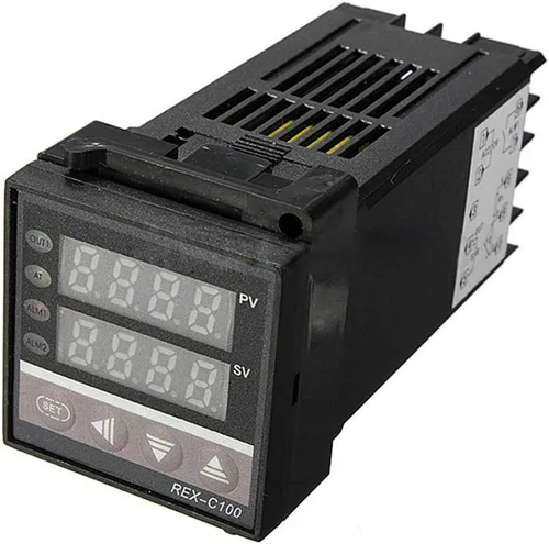 Miniatura 5 de Controlador de temperatura PID digital REX-C100 REX C100 Termostato + Relé SSR SSR-40DA+ K Termostato de rosca de termopar + disipador de calor
