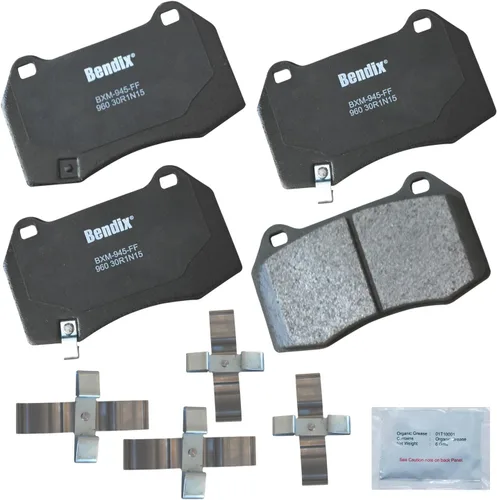 Miniatura 217 de Pastillas de freno delanteras cerámicas Bendix Priority1 CFC2302 para Hyundai Elantra 2021, Sonata 2022-2020, Kia K5 2023-2021