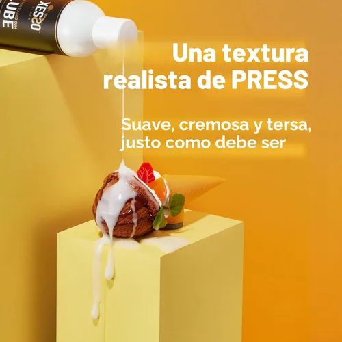 Miniatura 2 de XESSO Lubricante cremoso a base de agua, sin perfume, 8.3 onzas líquidas, gel blanco espeso y deslizante, hipoalergénico para mujeres, hombres