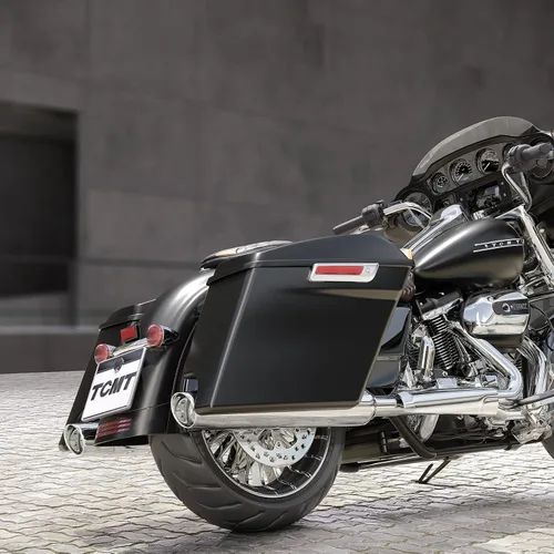 Miniatura 2 de TCMT Maletero extendido mate de 5 pulgadas para Harley 2014-2024 Touring CVO Road Glide Road King Street Glide Electra Glide Ultra Classic