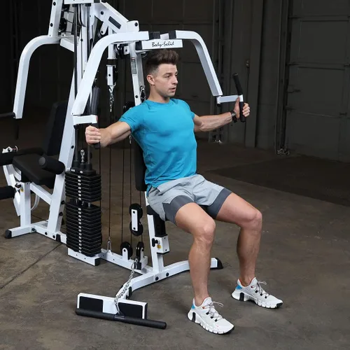 Miniatura 4 de Body-Solid (EXM2500LPS) Máquina de gimnasio en casa multiestación, entrenamiento de fuerza de brazos y piernas, estación de entrenamiento