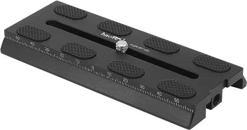 Haoge HQR-RY120 - Placa de liberación rápida para montaje de cámara de 4.724 in para estabilizador de cardán DJI Ronin-S Ronin S