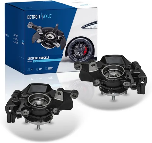 Miniatura 64 de Detroit Axle - Conjunto de manguetas de dirección delanteras de 2 piezas para Hyundai Accent 06-11, 2 manguetas de dirección y conjunto de buje