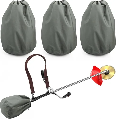 Cubierta de motor de recortadora resistente al agua, ajuste universal para herbívoros, sierra de poste, bordeadora, cortador de cepillo y equipo de