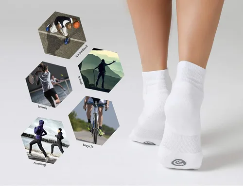 Miniatura 6 de CS CELERSPORT 6 pares de calcetines deportivos para correr para mujer acolchados