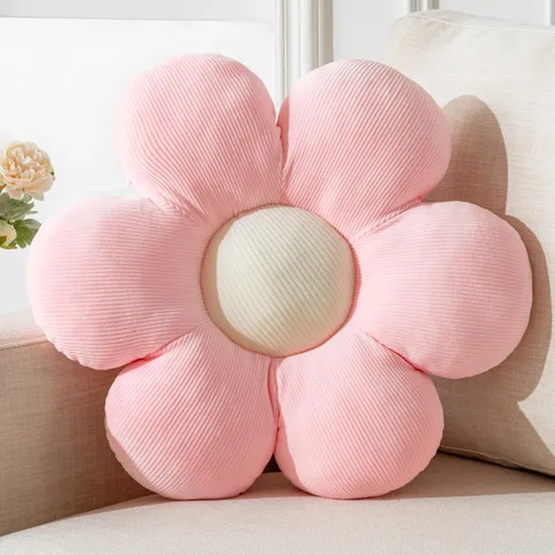 Miniatura 10 de Almohada de Flores, Linda Almohada Decorativa Cojín de Margaritas 15.75" Blanco Almohadas Decorativas para el Hogar para Cama, Sofá, Sillón