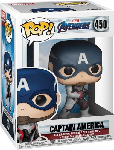 Funko Pop!: Marvel Avengers Endgame: Captain America - Figura de vinilo coleccionable - Idea de regalo - Producto oficial - para niños y adultos -