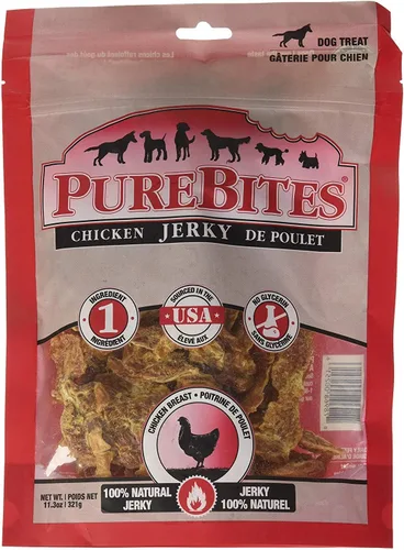 Miniatura 7 de PureBites Golosinas de pollo para perros, 1 ingrediente, fabricadas en Canadá, 21.1 onzas