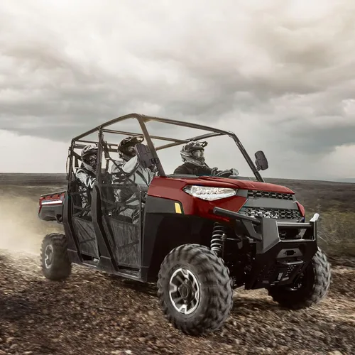 Miniatura 9 de Espejos laterales KEMIMOTO UTV compatibles con Polaris Ranger, Can-Am Defender, Maverick Trail, CFMOTO UFORCE Espejos Pro-Fit con tubo perfilado