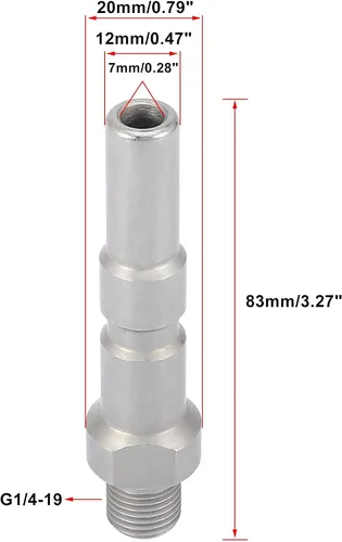 Miniatura 2 de X AUTOHAUX Boquilla de adaptador de lavadora de espuma de alta presión para Nilfisk Kew G1/4-19