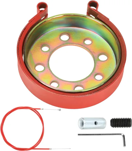 GREHUA Kit de cable de banda de freno trasero Go Kart de 4 pulgadas compatible con Manco Bandit Critter 1492 4316 297 Rotary 484 Yerf-Dog Azusa