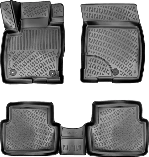 RizLiner Ford Maverick 2022-2026 (sin modelos híbridos) Alfombrillas 3D de ajuste personalizado compatibles con Ford Maverick, tapetes de goma para