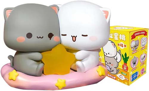 Miniatura 4 de Mitao Cat Series 4 Caja Ciega Figuras Kawaii de Acción Colección Aleatoria Adivina Bolsa Ciega Coleccionable Adornos de Escritorio Modelo Lindo