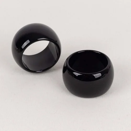 Miniatura 8 de Efavormart - Juego de 4 servilleteros acrílicos negros 2-Negro