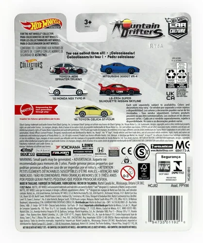 Miniatura 2 de Hot Wheels Toyota Celica GT-Four '95, Mountain Drifters 5/5