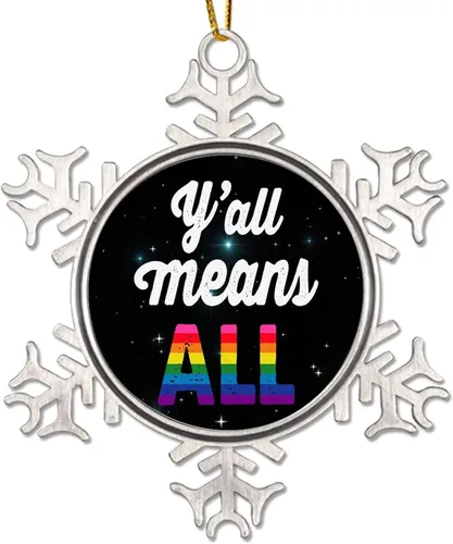 Miniatura 11 de Adornos de orgullo LGBT arcoíris para árbol de Navidad, progreso LGBTQ, orgullo arco iris, adornos de Navidad gay lesbianas, orgullo gay, recuerdo