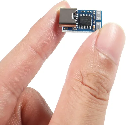 Miniatura 6 de AITRIP 5 unidades PDC004-PD PD Módulo señuelo de señuelo, USB-C PD 12 V CC módulo de disparo de potencia de voltaje fijo 5A Tipo-C entrada hembra