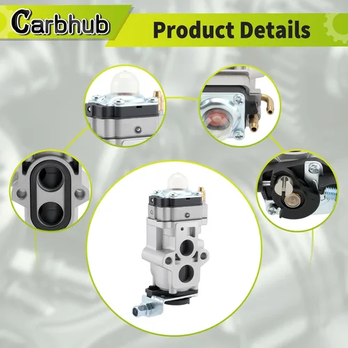 Miniatura 5 de Carbhub Carburador compatible con RedMax BZ7001, EBZ5100, EBZ5150, EBZ6500, EBZ7001, BZ8000, EBZ8001, EBZ8050, EBZ8500 soplador de mochila Reemplazo