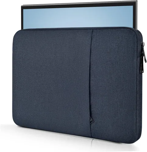 Miniatura 14 de Funda para monitor portátil de 15.6 pulgadas, funda de transporte para la mayoría de monitores portátiles de 15.6 a 16.1 pulgadas con bolsillo Negro