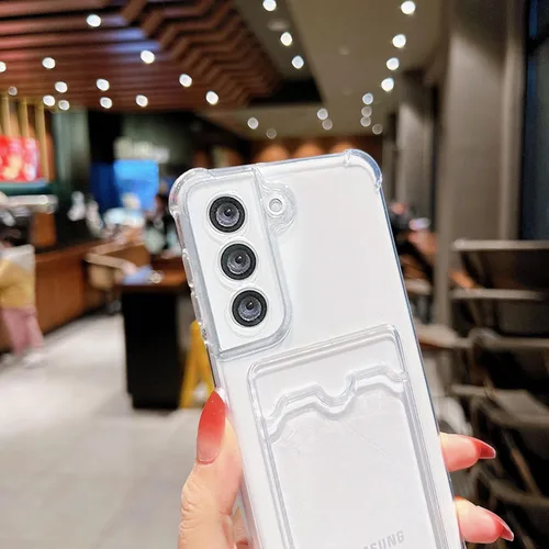 Miniatura 169 de Tuokiou Funda para Samsung Galaxy A14 5G, Fundas Protectoras Transparentes con Ranura para Tarjetas, Funda Cartera de TPU Suave Ajustada Resistente