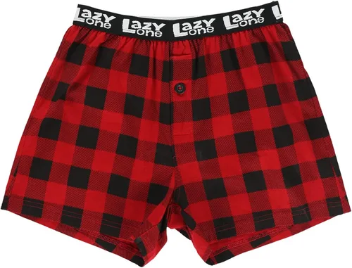 Miniatura 2 de Lazy One Divertidos boxers de animales, novedosos bóxers, ropa interior humorística, regalos de broma para hombres, divertidos boxeadores de oso