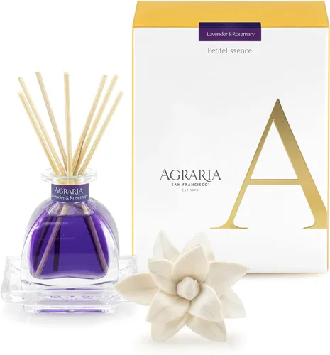 Miniatura 24 de AGRARIA Set de Difusor de Aroma de Flores y Varillas AirEssence, Juego de Fragancia Botánica de Flores Sola Hecho a Mano, Juego de Difusor de Aceite