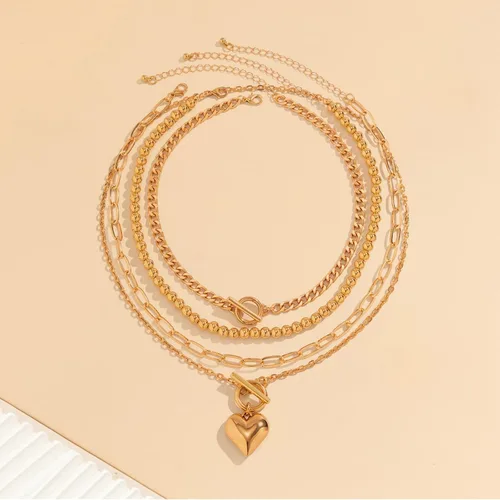 Miniatura 78 de Long tiantian Collares en capas para mujer, joyería occidental para mujer, collar de moneda apilable, collar de país, moderno, bohemio, verano
