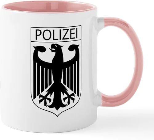 Miniatura 52 de CafePress Taza de café de cerámica de 11 oz (11.0 fl oz) de Police Mom