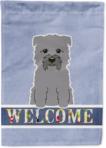 Miniatura 156 de Caroline's Treasures BB5622GF Airedale - Bandera de bienvenida para jardín, bandera decorativa para patio, exteriores, patio, parterres