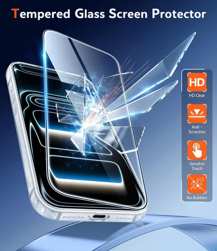 Miniatura 656 de FNTCASE Funda para iPhone 13 Pro-Max: Fundas magnéticas transparentes compatibles con Magsafe Slim anti amarillamiento protección contra caídas