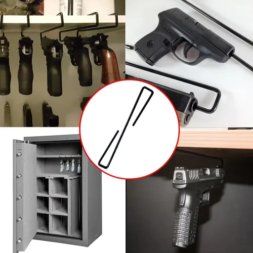 Miniatura 5 de Estante de pistola para caja fuerte para armas, estante para pistolas, organizador seguro para pistolas, estantes interiores para pistolas, soporte
