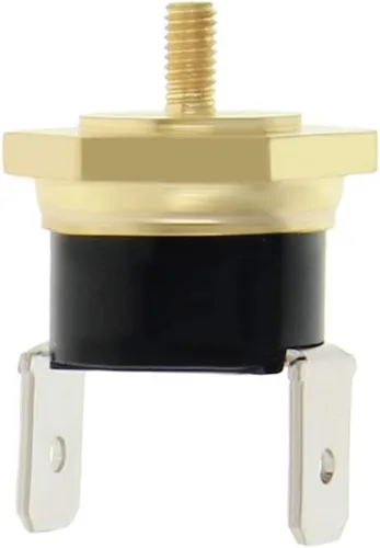 Miniatura 7 de Fielect Interruptor de control de temperatura del termostato KSD301, ajuste Snap Disc Interruptor de temperatura 257.0 °F Cobre M5 normalmente