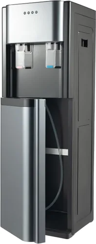 Dispensador de enfriador de agua de carga inferior con agua fría caliente o agua ambiente, 3 ajustes de temperatura, calefacción de 500 W,