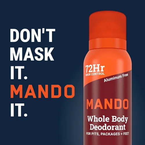 Miniatura 9 de Mando Desodorante de cuerpo entero para hombres – Desodorante en aerosol invisible – Control de olores de 72 horas – Fórmula de baja irritación